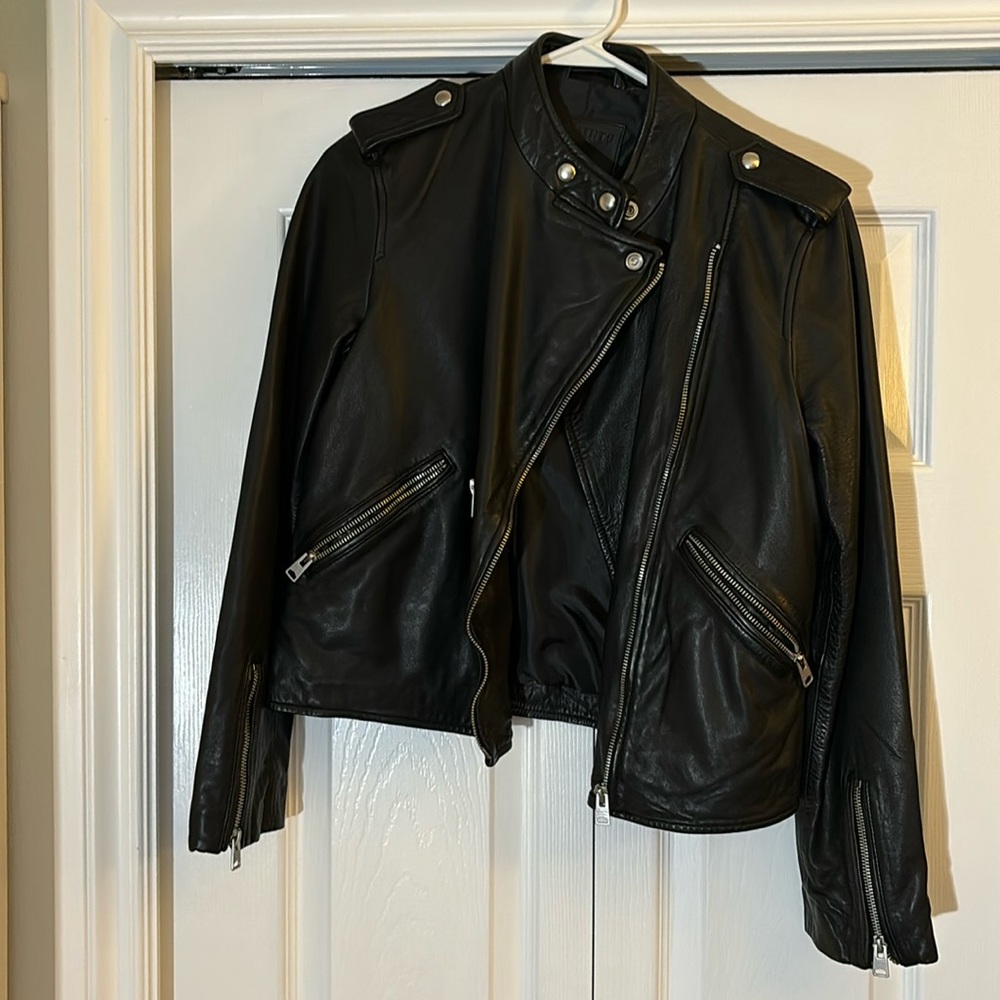 AllSaints Klyn leather jacket